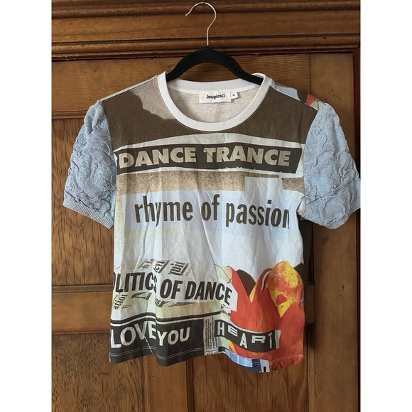 Desigual Tops - Desigual Women's Top Euro Y2k Print Size M